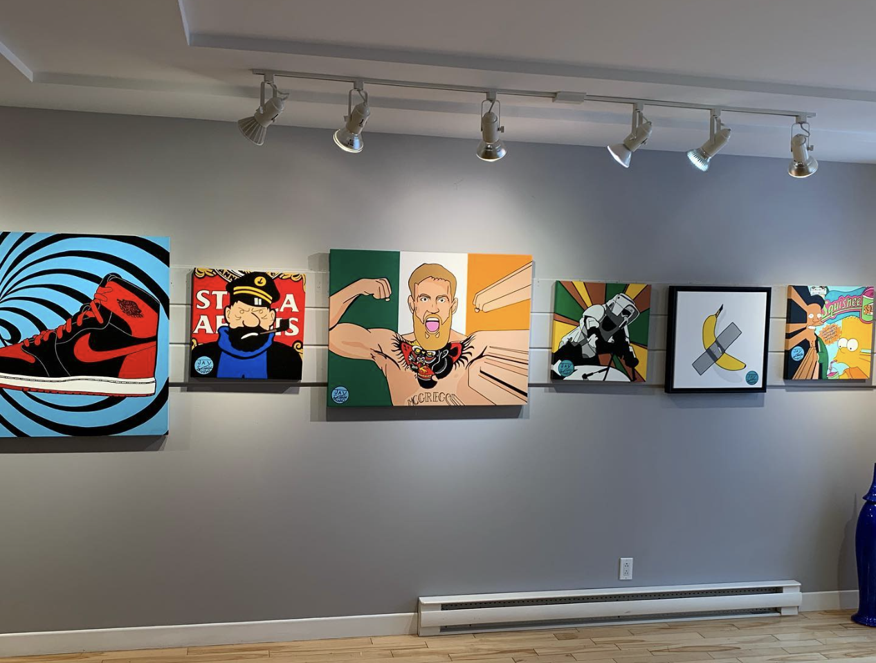 Happy Geeker Studio client 51 with their painting