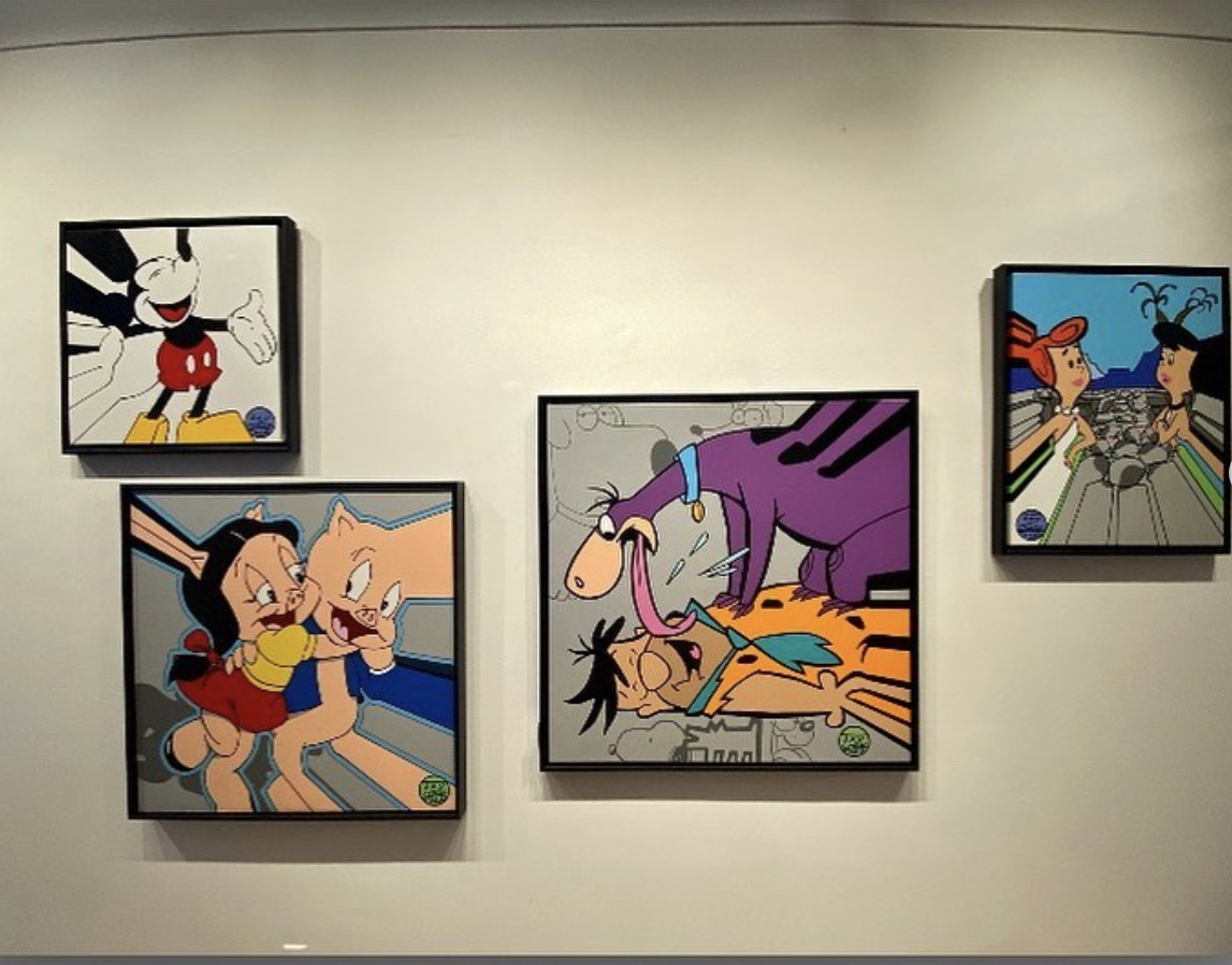 Happy Geeker Studio client 33 with their painting