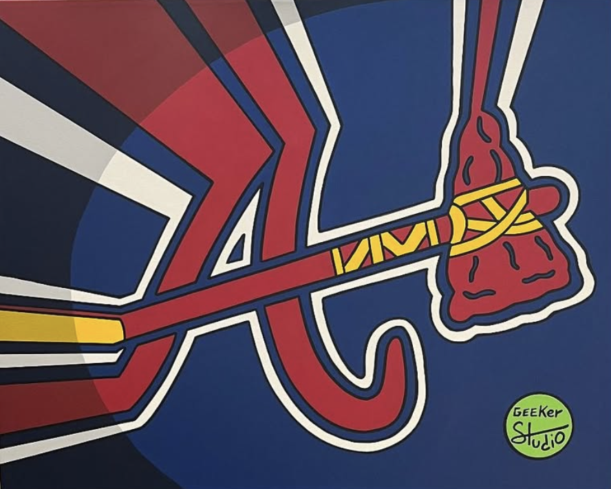 Geeker Studio Braves pop art painting