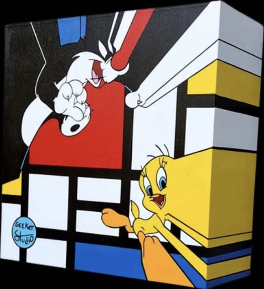 Tweety and Sylvester Exploded Optic Box