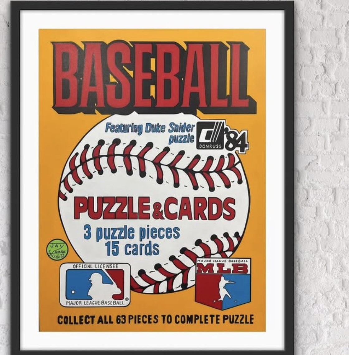 1984 Baseball Wax