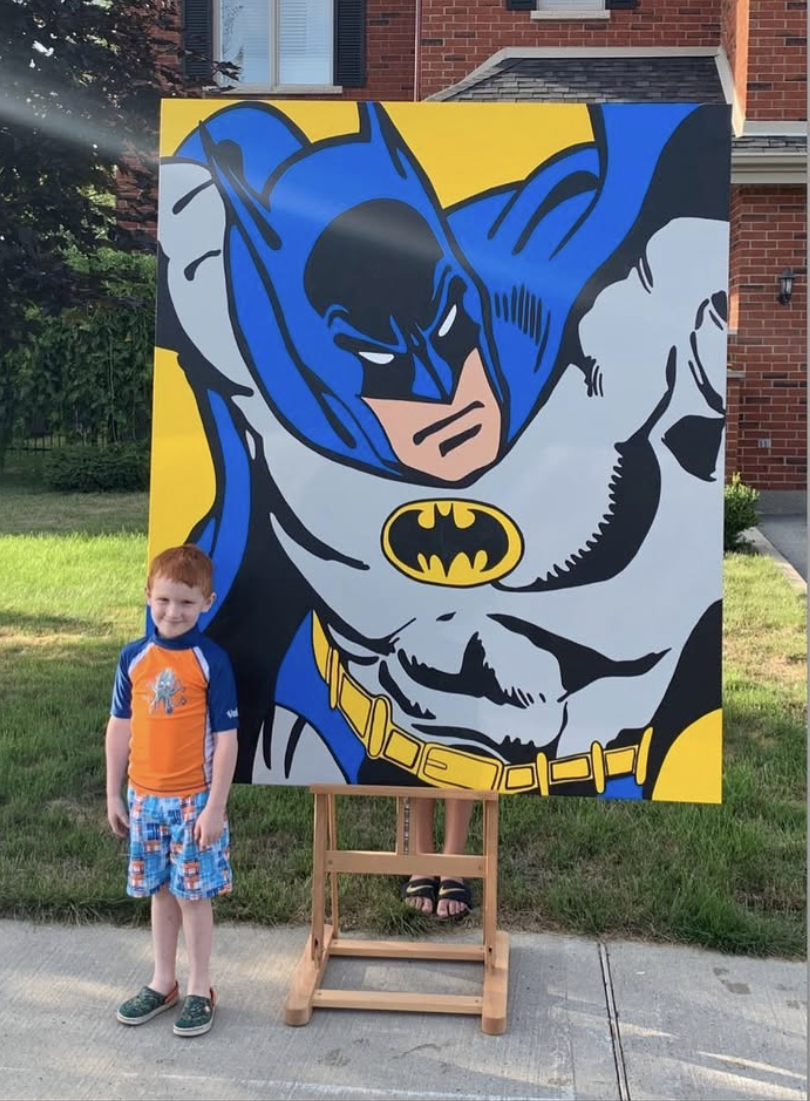 Happy Geeker Studio client 14 with their painting