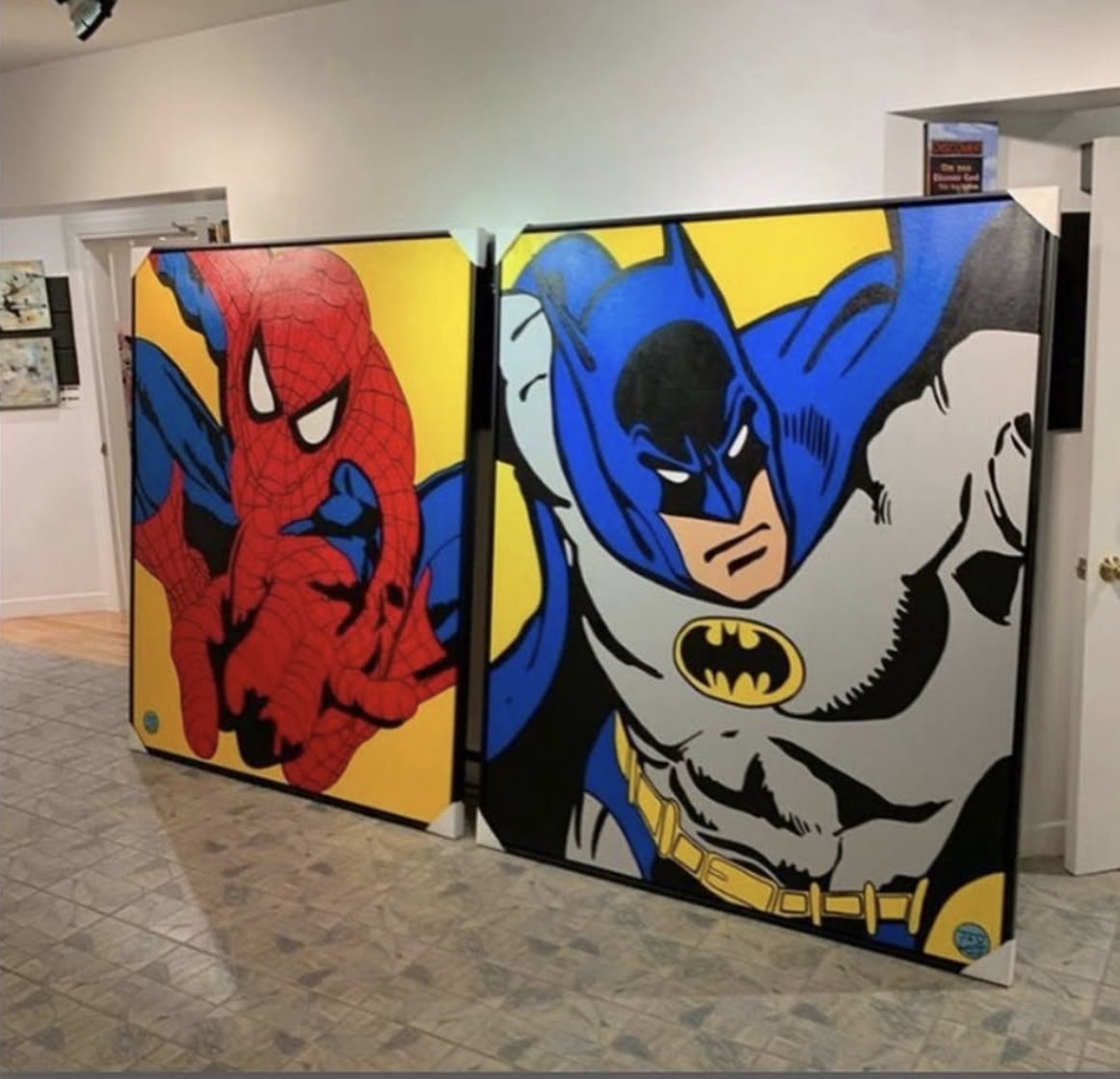 Happy Geeker Studio client 26 with their painting