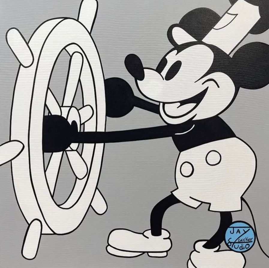 Steamboat Willie Light Grey