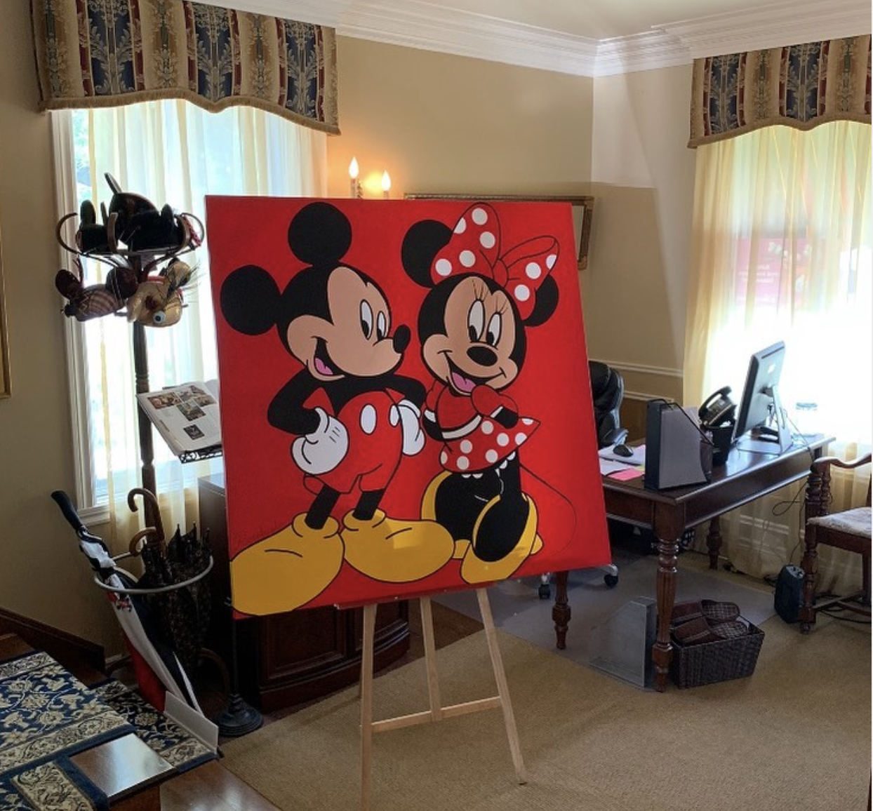 Happy Geeker Studio client 55 with their painting