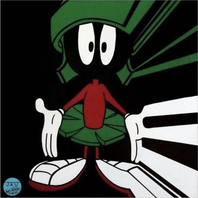 Exploded Optic Marvin the Martian